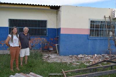 ESCOLAS DA REDE MUNICIPAL DE ENSINO PASSAM POR REFORMAS E PINTURAS PARA INÍCIO DO ANO LETIVO.