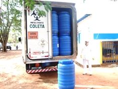 Terceirização da coleta de lixo hospitalar evita acidente