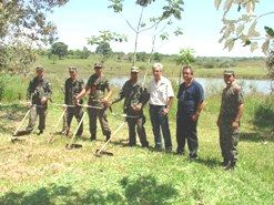 Parceria entre EB e Prefeitura garante limpeza do Parque Piray