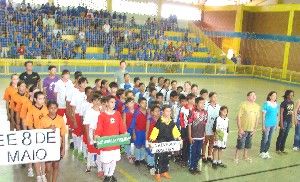 Jogos Escolares – Etapa Fustal - começou na quinta-feira