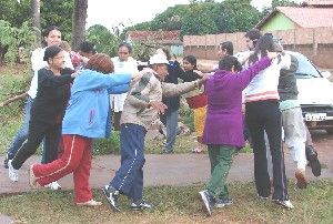 NASF desenvolve trabalhos físicos com idosos do Hiperdia