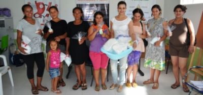 Gestantes recebem palestras e participam de oficinas na Casa da Gestante em Iguatemi.