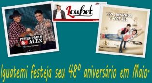 Confirmadas as atrações para a festa do 48º aniversário de Iguatemi