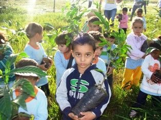 Alunos do CEI – São José realizam projeto ambiental.