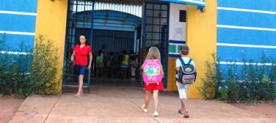 Hoje foi a volta das aulas na Rede Municipal de Ensino de Iguatemi.