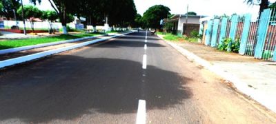 Prefeitura de Iguatemi está investindo na implantando da sinalização viária.