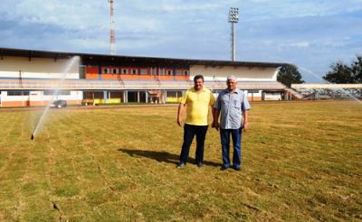 Prefeito e Presidente da Câmara de Iguatemi visitaram diversas obras em andamento no município.