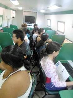 ASSENTAMENTO NOSSA SENHORA AUXILIADORA, ESTÁ RECEBENDO CURSO DE INCLUSÃO DIGITAL.