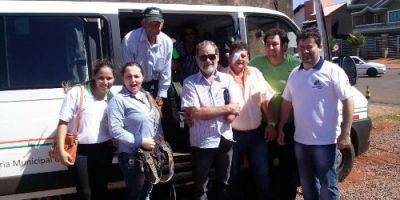 Secretário de saúde de Iguatemi acompanha pacientes em mutirão de cirurgias na Caravana da Saúde em Ponta Porã.