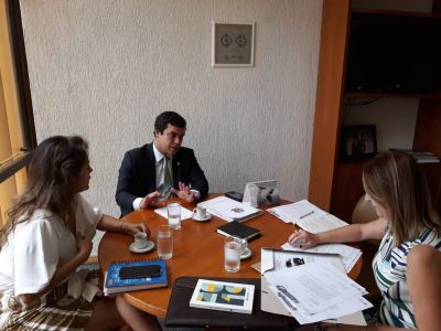 VIAGEM DA PREFEITA PATRÍCIA MARGATTO À BRASÍLIA FOI MUITO PRODUTIVA.