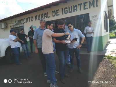 SENAR-MS REALIZOU CURSO DE UTILIZAÇÃO DE DRONE EM IGUATEMI.