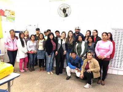 Alunos do Normal-médio do MAP receberam palestra sobre “Alimentação Saudável na Infância”.