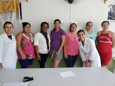 PROFISSIONAIS DA SAÚDE REALIZARAM REUNIÃO NA CASA DA GESTANTE