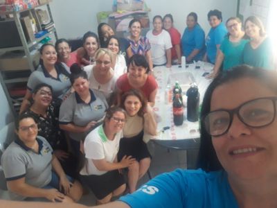 PREFEITA PATRÍCIA MARGATTO VISITOU UNIDADES DE SAÚDE E PARABENIZOU SERVIDORES.