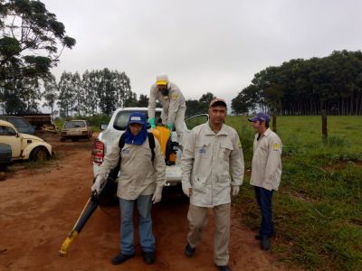 AÇÃO DE COMBATE À DENGUE ACONTECE NO ASSENTAMENTO NOSSA SENHORA AUXILIDORA.