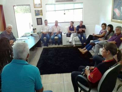 Prefeita se reuniu com os vereadores nesta terça-feira.