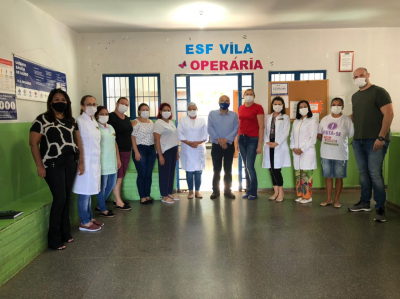 PREFEITO DR. LÍDIO FAZ VISITA AOS POSTOS DE SAÚDE DA CIDADE.