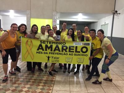 MOVIMENTO “SETEMBRO AMARELO” TEVE AULA DE ZUMBA E PALESTRA PREVENTIVA.