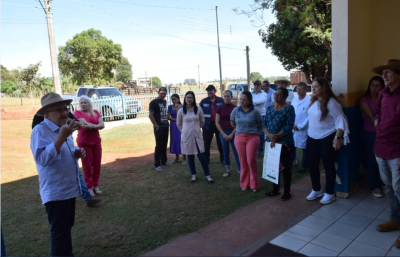 PREFEITO LÍDIO VISITA ASSENTAMENTO AUXILIADORA PARA LANÇAR O SERVIÇO DE FONOAUDIOLOGIA NA COMUNIDADE.