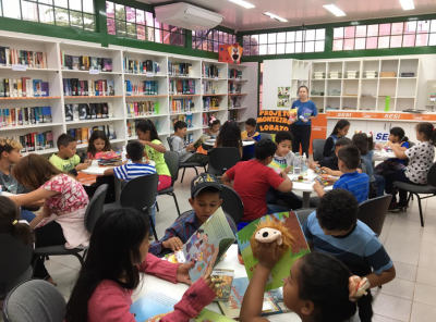 BIBLIOTECA DO SESI DE IGUATEMI REALIZA PROJETOS PARA ALUNOS E GRUPO DA TERCEIRA IDADE.