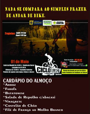 CICLOTURISMO FARÁ PARTE DA PROGRAMAÇÃO DOS 54 ANOS DE IGUATEMI.