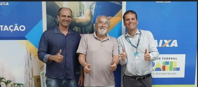 DR. LÍDIO LEDESMA SE REÚNE COM EQUIPE TÉCNICA DA CAIXA PARA TRATAR DOS ÚLTIMOS DETALHES DO FINANCIAMENTO DE R$ 20 MILHÕES