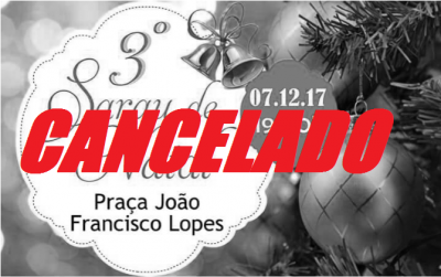 3º SARAU DE NATAL ESTÁ CANCELADO