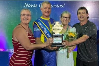 IGUATEMIENSE CONQUISTA O 1º LUGAR NO CONCURSO DE MISTER 70+ NOS JOGOS DA MELHOR IDADE DE MATO GROSSO DO SUL.