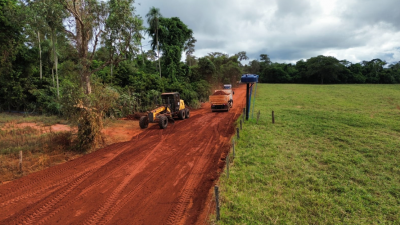 SECRETARIA MUNICIPAL DE OBRAS E INFRAESTRUTURA REALIZA SERVIÇOS DE LEVANTAMENTO, ADEQUAÇÃO E PATROLAMENTO EM ESTRADAS RURAIS DE IGUATEMI.