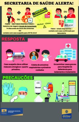 A SECRETÁRIA MUNICIPAL DE SAÚDE ALERTA E ORIENTA A POPULAÇÃO.