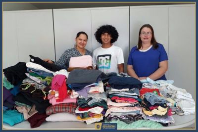 PREFEITURA RECEBE DOAÇÕES DE ROUPAS E AGASALHOS