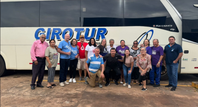GRUPO DA TERCEIRA IDADE DE IGUATEMI EMBARCA PARA CAMPO GRANDE-MS, EM BUSCA DE MAIS UM TÍTULO ESTADUAL NO FESTIVAL DE DANÇA COREOGRAFADA.