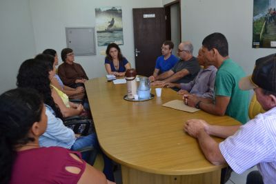 Prefeita Patrícia recebeu moradores do Rancho Loma.
