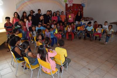 ASSISTÊNCIA SOCIAL REALIZA COMEMORAÇÕES AO “DIA DA CRIANÇA” COM ALUNOS DO NOVO OLHAR.