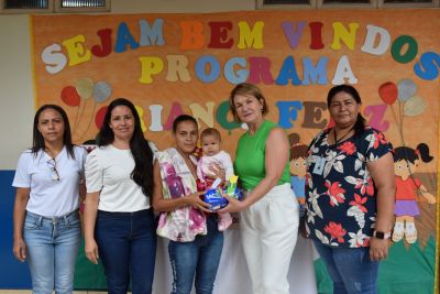 ASSISTÊNCIA SOCIAL REALIZA REUNIÃO COM FAMÍLIAS PARTICIPANTES DO PROGRAMA CRIANÇA FELIZ.