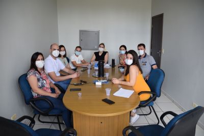SAÚDE PROMOVEU REUNIÃO COM COORDENADORES PARA ELABORAÇÃO DO PLANO MUNICIPAL DE SAÚDE.