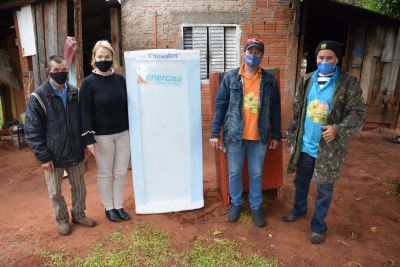 ASSISTÊNCIA SOCIAL E ENERGISA SORTEARAM GELADEIRAS PARA FAMÍLIAS DO CRAS.