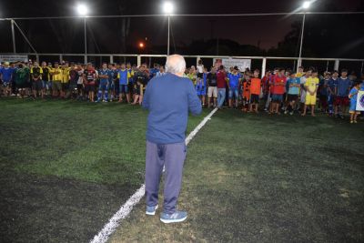 PREFEITO LÍDIO PARTICIPA DA ABERTURA OFICIAL DA 2ª COPA SINTÉTICO DE FUTEBOL SOCIETY.