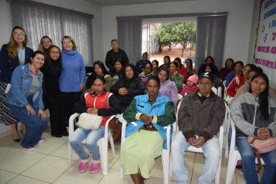 ASSISTÊNCIA SOCIAL REALIZA PALESTRA ALUSIVA AO AGOSTO LILÁS, MÊS DE ENFRENTAMENTO À VIOLÊNCIA CONTRA A MULHER.