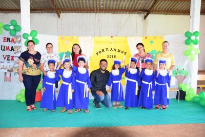 FORMATURA DOS ALUNOS DO PRÉ-II DA ESCOLA RURAL JOÃO PAULO I.