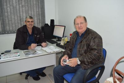 SECRETÁRIO DE DESENVOLVIMENTO ECONÔMICO RECEBE DIRETOR-PRESIDENTE DA FUNTRAB.