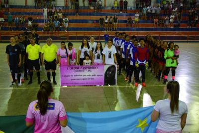 EM NOITE DE HOMENAGEM COPA IGUATEMI REGIONAL DE FUTSAL TEVE SEU INÍCIO.