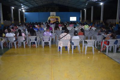 PALESTRA COM AS FAMÍLIAS DOS PROGRAMAS SOCIAS E DO BOLSA FAMÍLIA MARCOU O ENCERRAMENTO DA CAMPANHA AGOSTO LILÁS.