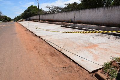 ESCOLA SALVADOR NOGUEIRA RECEBE OBRA DE ESTACIONAMENTO E OUTRAS MELHORIAS.