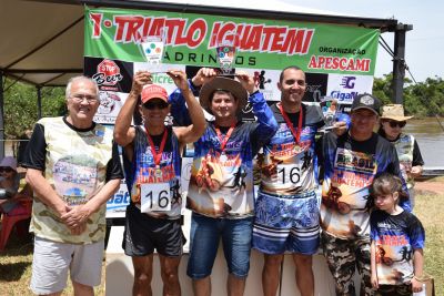 1º TRIATLO DE IGUATEMI FEZ PARTE DA PROGRAMAÇÃO DO EVENTO RIO MAIS LIMPO 2021.