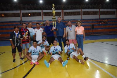 EQUIPE DO PÁTIO DE OBRAS CONQUISTA O BICAMPEONATO DO ENTRE SERVIDORES DE FUTSAL 2024.