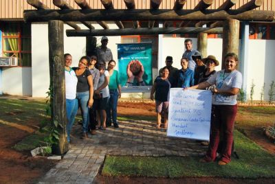 CURSO DE FLORICULTURA E JARDINAGEM DEU NOVA VISÃO NA ENTRADA PRINCIPAL DA PREFEITURA MUNICIPAL.