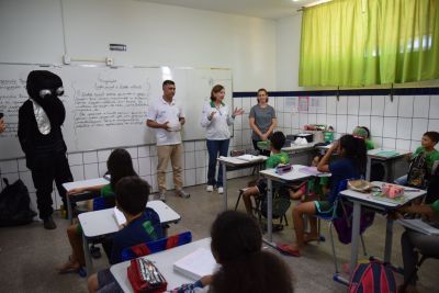 SECRETARIA DE SAÚDE PROMOVE PALESTRA PARA ALUNOS DA ESCOLA MAP SOBRE DENGUE. 