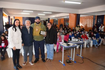 SECRETARIA DE EDUCAÇÃO DE IGUATEMI PROMOVEU PALESTRAS ALUSIVAS AO DIA DO ESTUDANTE, NAS ESCOLAS DO MUNICÍPIO.