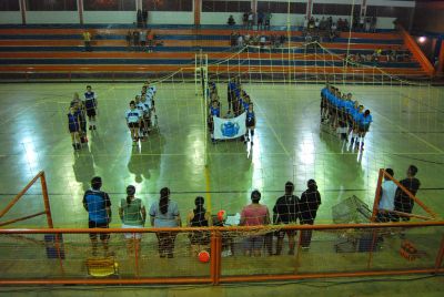 ABERTURA DO CAMPEONATO DE VÔLEI MISTO INICIA ANO ESPORTIVO DO DEPARTAMENTO DE ESPORTES.